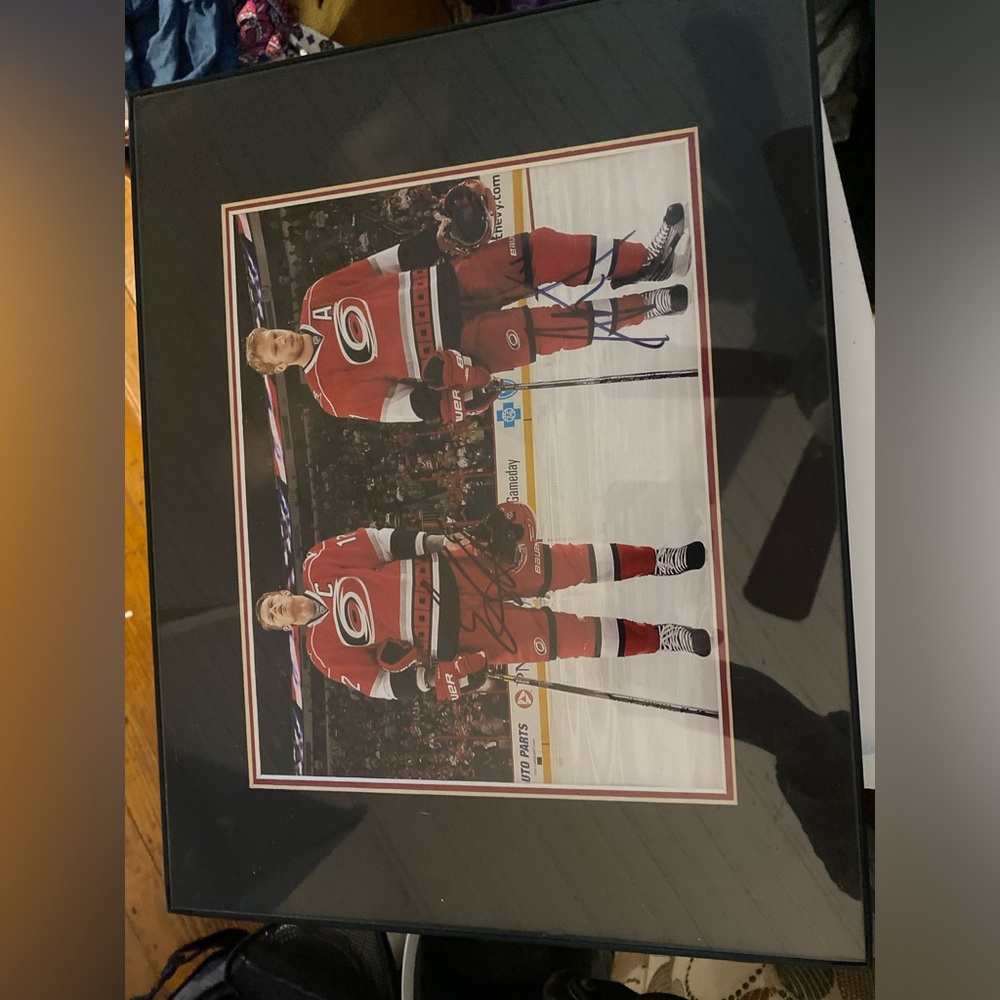 Signed Eric and Jordan Staal Photograph